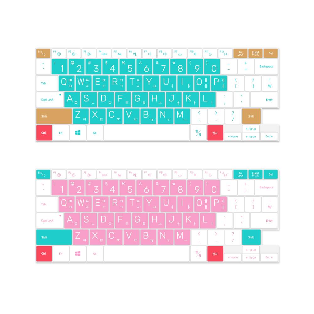 삼성 플렉스 NT930QCG 노트북 마카롱 문자키스킨