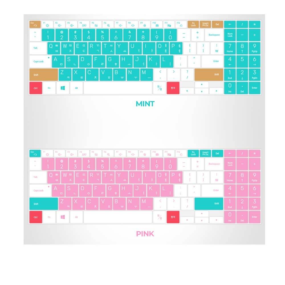 삼성 플러스2 NT560XDZ 노트북 마카롱 문자키스킨