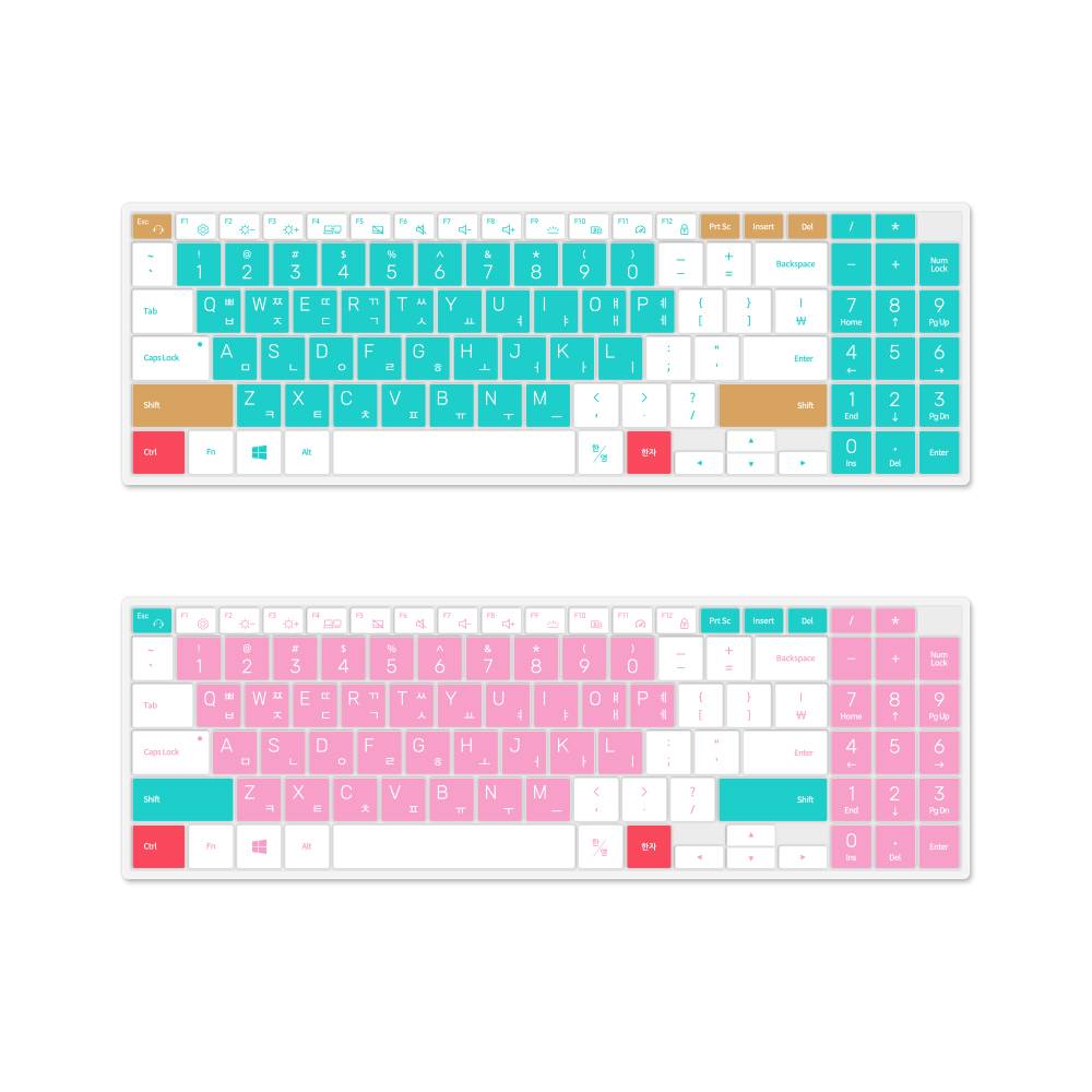 삼성 360 NT750QFT 노트북 마카롱 문자키스킨