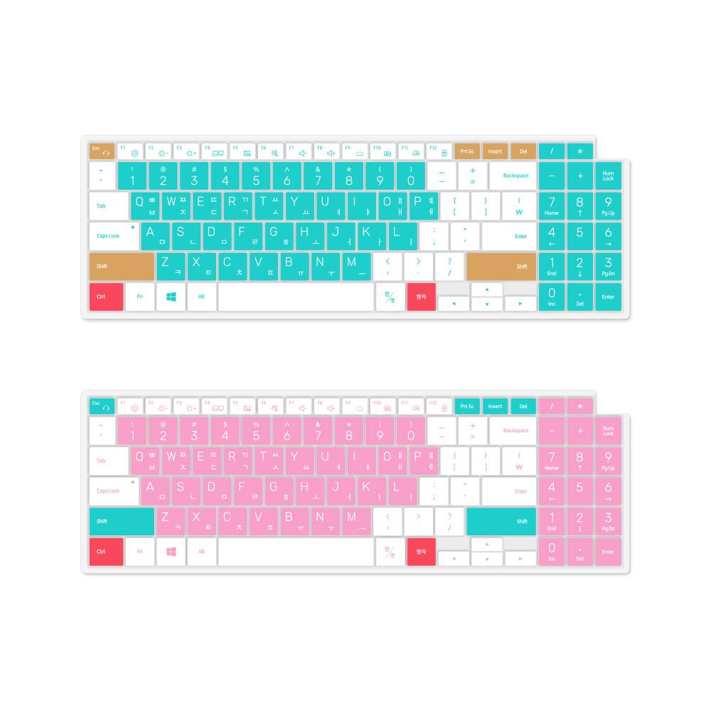 삼성 갤럭시북 프로 NT950XDX 노트북 마카롱 문자키스킨