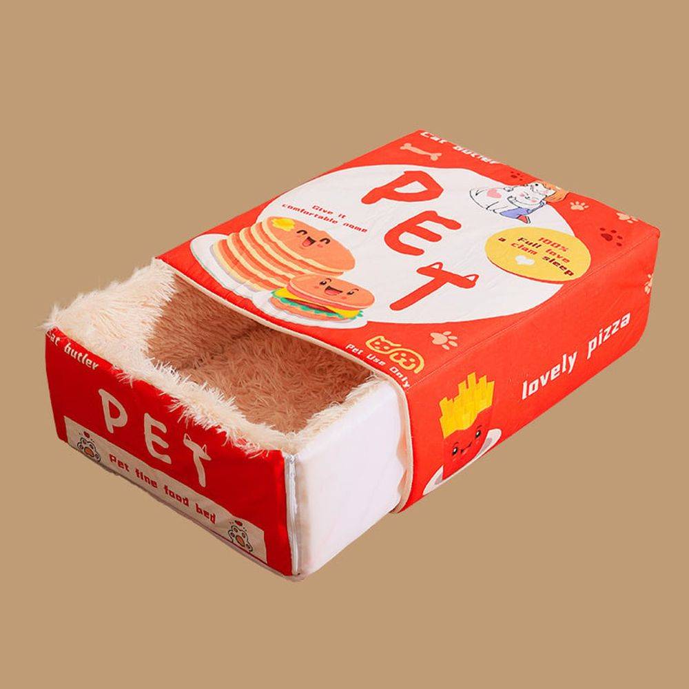 숨숨집 세탁가능 폭신 하우스(햄버거L) 1개