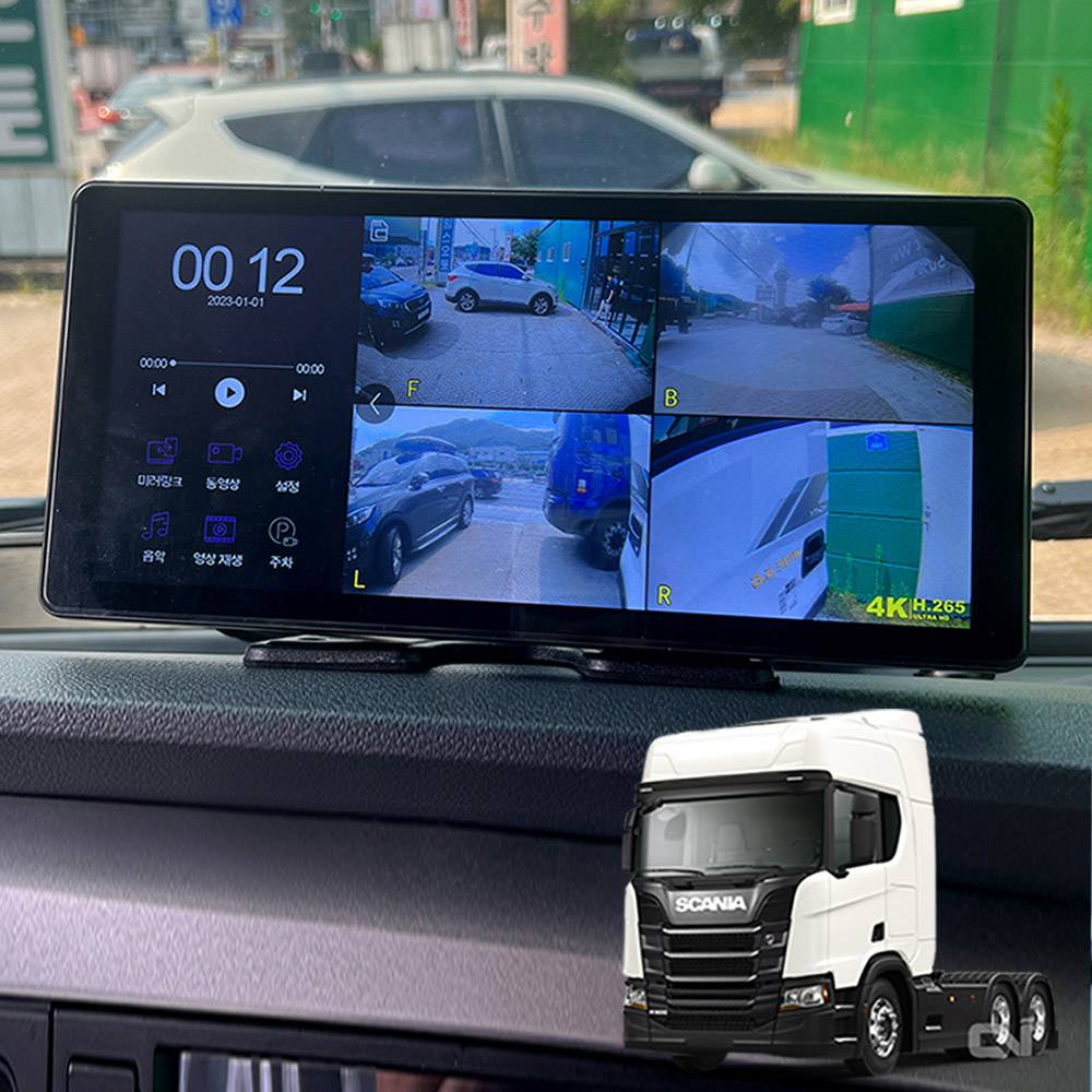 스카니아 R500트랙터 호환호크WS10  LCD터치블랙박스