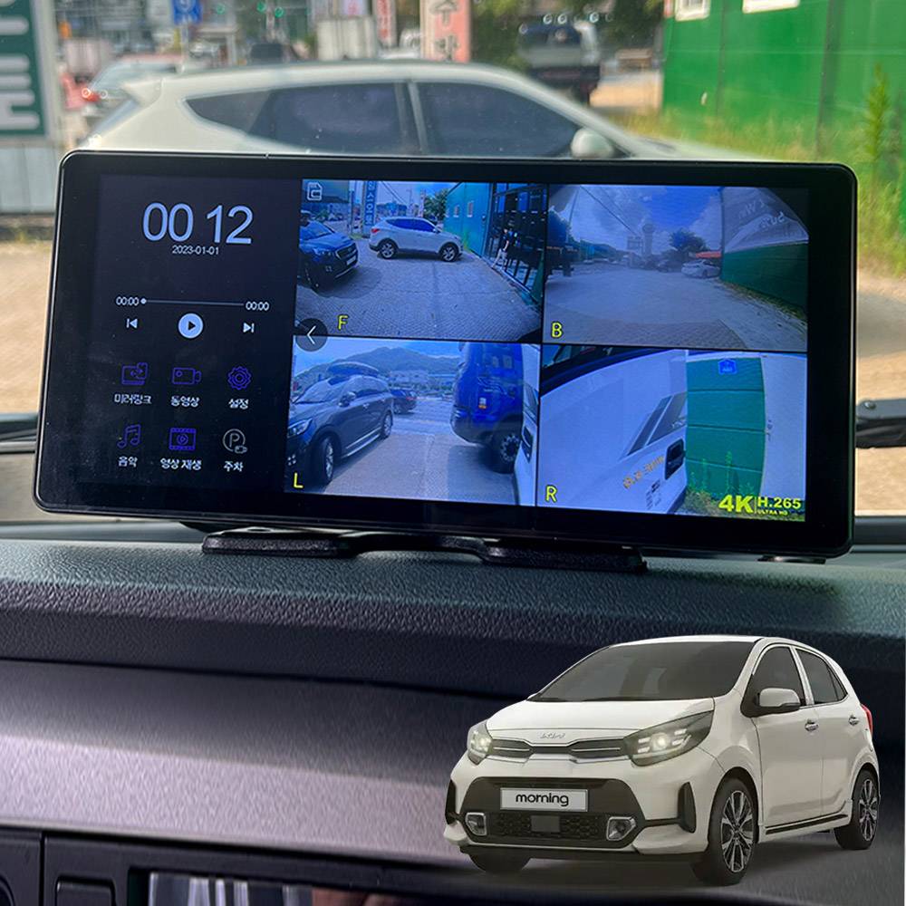올뉴모닝 호환호크WS10  LCD터치블랙박스