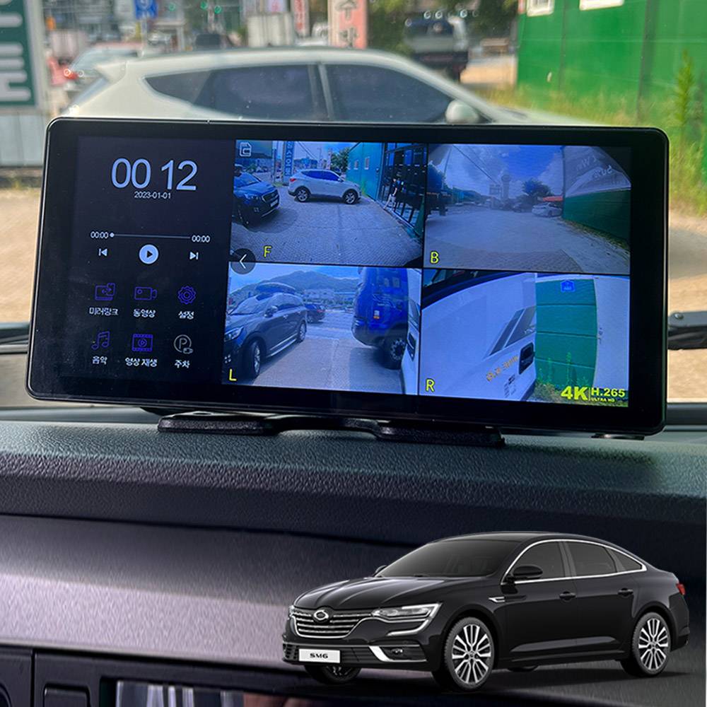 SM6 호환호크WS10  LCD터치블랙박스