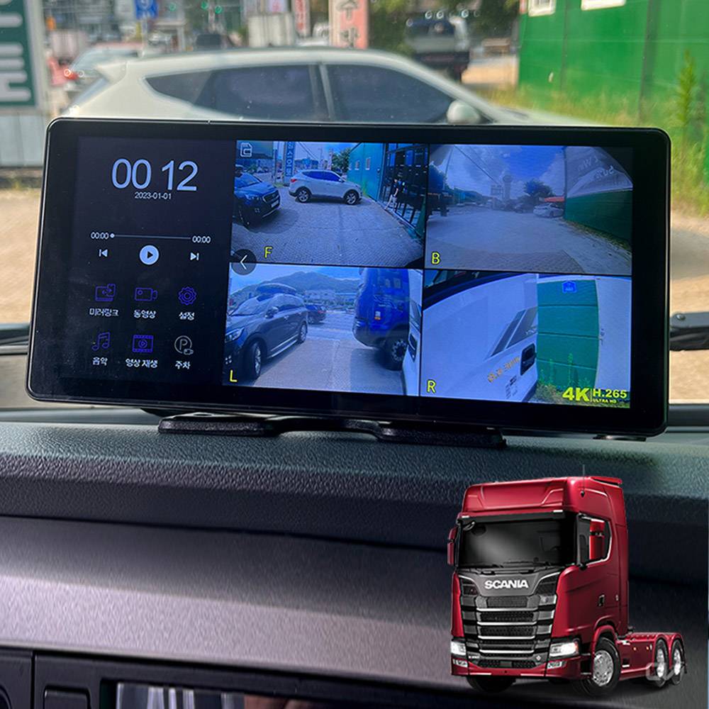 스카니아 S650트랙터 호환호크WS10  LCD터치블랙박스