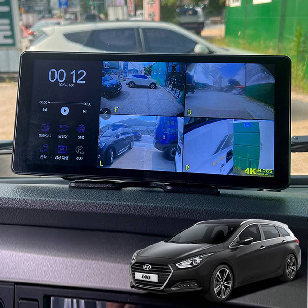 더뉴i40 호환호크WS10  LCD터치블랙박스